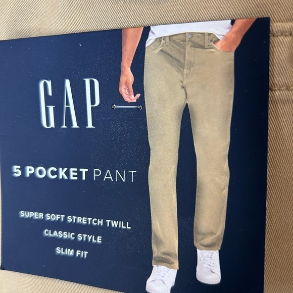 Bag006. NWT GAP Men’s 5 Pocket Pant 40x32 - Picture 3 of 5
